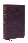 KJV Large Print Reference Bible, Purple Leathersoft, Red Letter, Comfort Print  Sovereign Collection